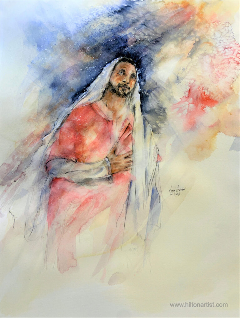 Jesus Resurrected Nancy M Hilton Art