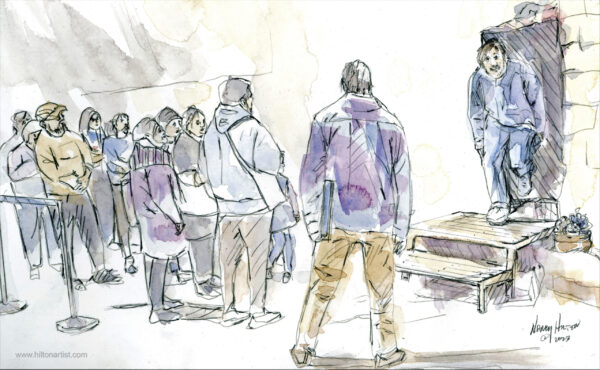 People Visiting the Garden Tomb, Jerusalem